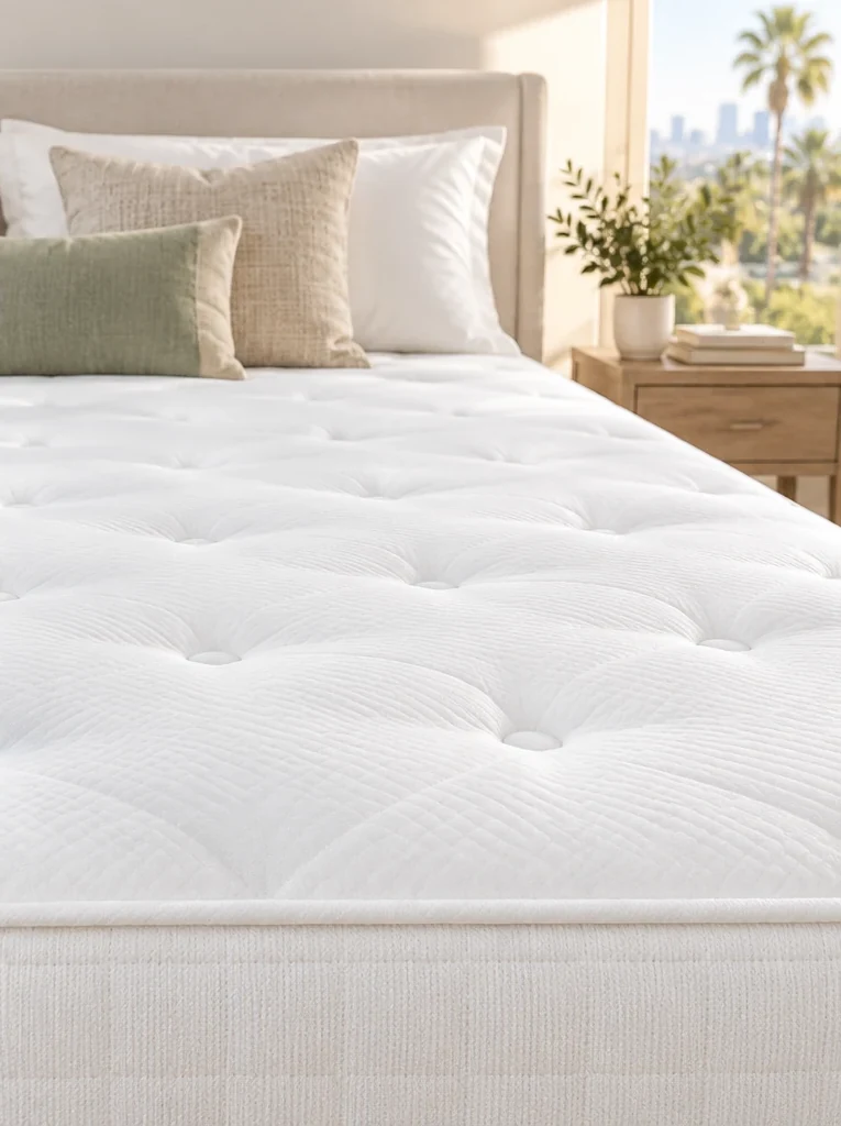Clean mattress after professional cleaning