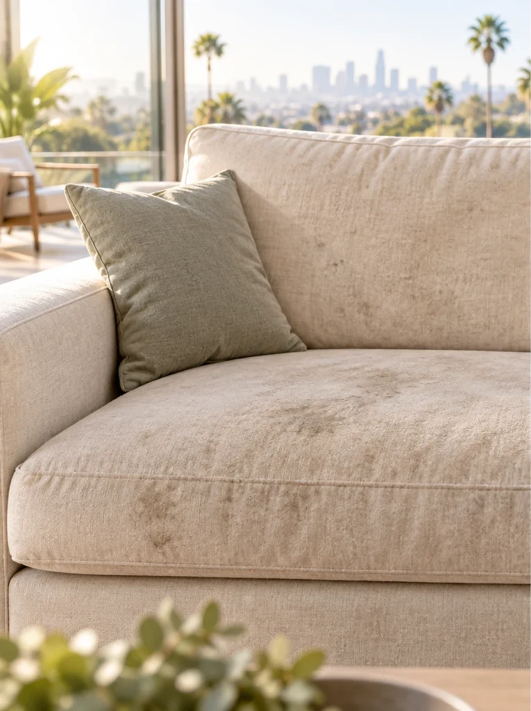 Upholstery Cleaning before